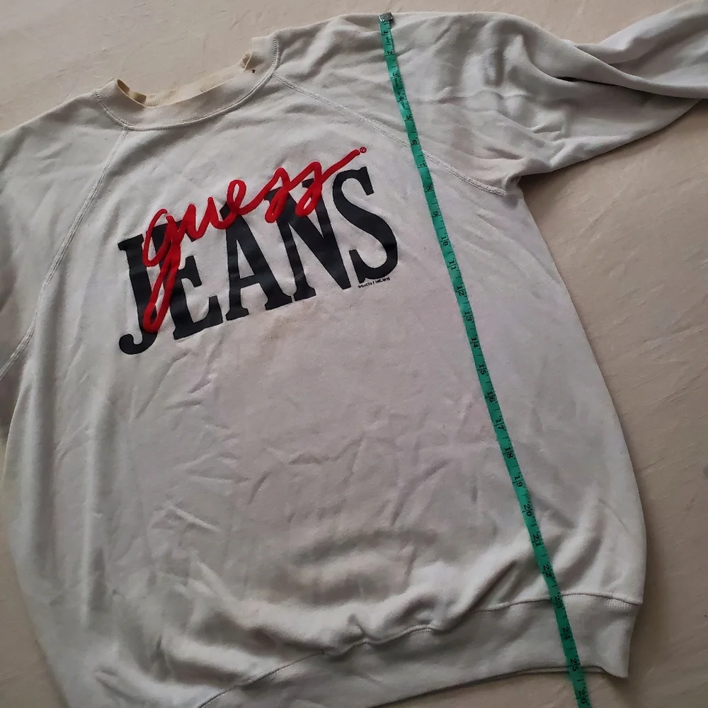 Vintage Guess Jeans spellout crewneck medium/large